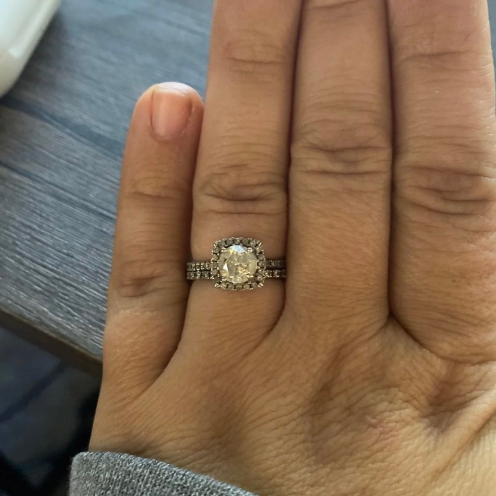 Genuine Diamond Bridal Set